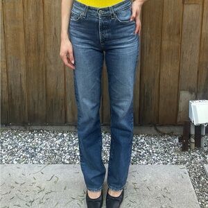 AG Alexxis Vintage High Waist Straight Jeans